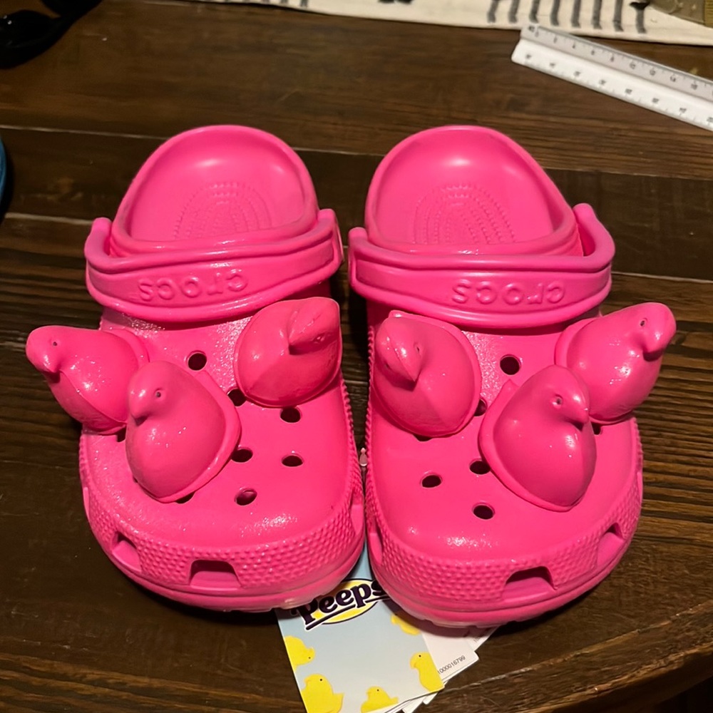 Peeps x crocs